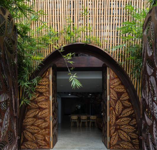 Artfully-designed 'floating nest' house in Vietnam covered in French architectural magazine