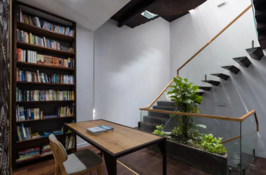Artfully-designed 'floating nest' house in Vietnam covered in French architectural magazine