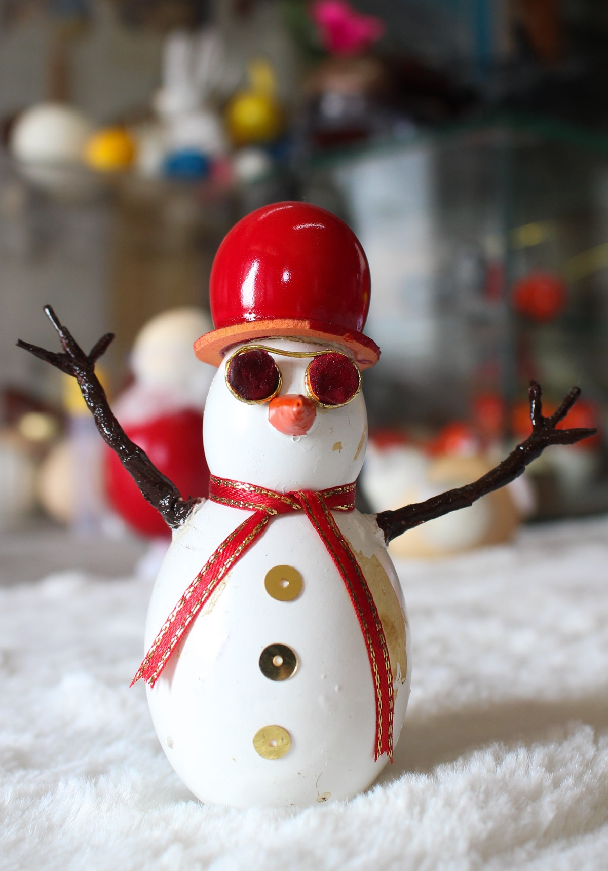 Unique Christmas items made from eggshell in Vietnam