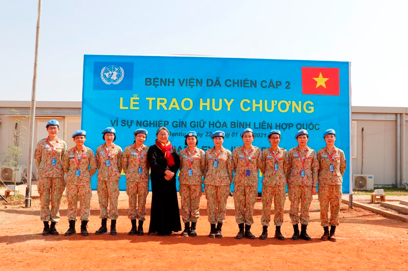 vietnams field hospital in south sudan honored for outstanding contributions