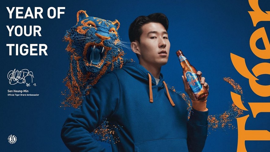 Son Heung-Min teams up with Tiger Beer to encourage everyone to pursue their boldest ambitions in the Year of the Tiger