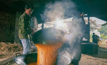 Brown Rock Sugar Craft Village in Northeast Vietnam