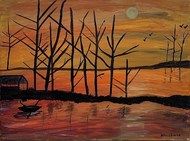 Indian Artist Paints to Raise Funds for Vietnamese Children