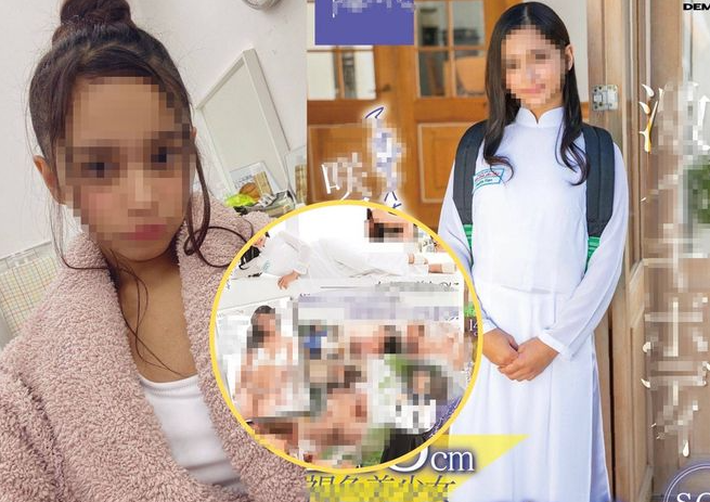 Netizens outraged as a Japanese wearing Vietnamese 'ao dai' in sex tape