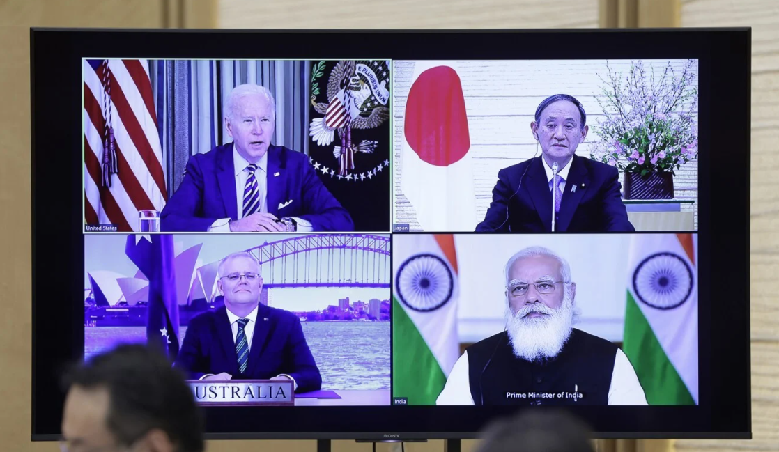 quad summit tough message sent to counter chinas influence