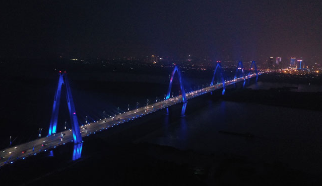 Nationwide buildings lit blue light on World Autism Awareness Day