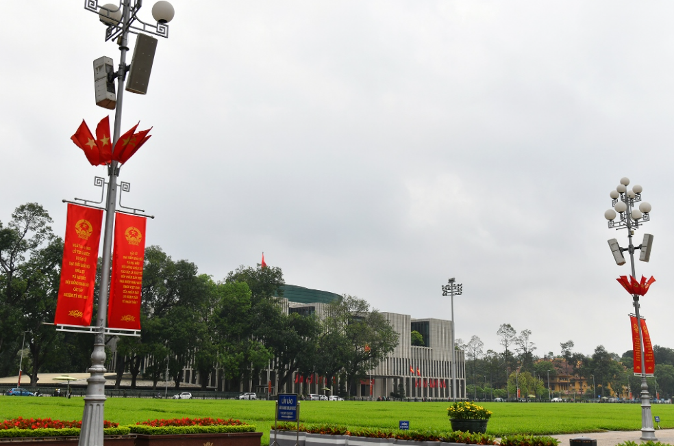 Hanoi's streets decorated for national election