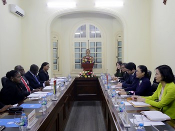 VUFO President Meets Mozambican Assembly President to Promote People-to-people Ties