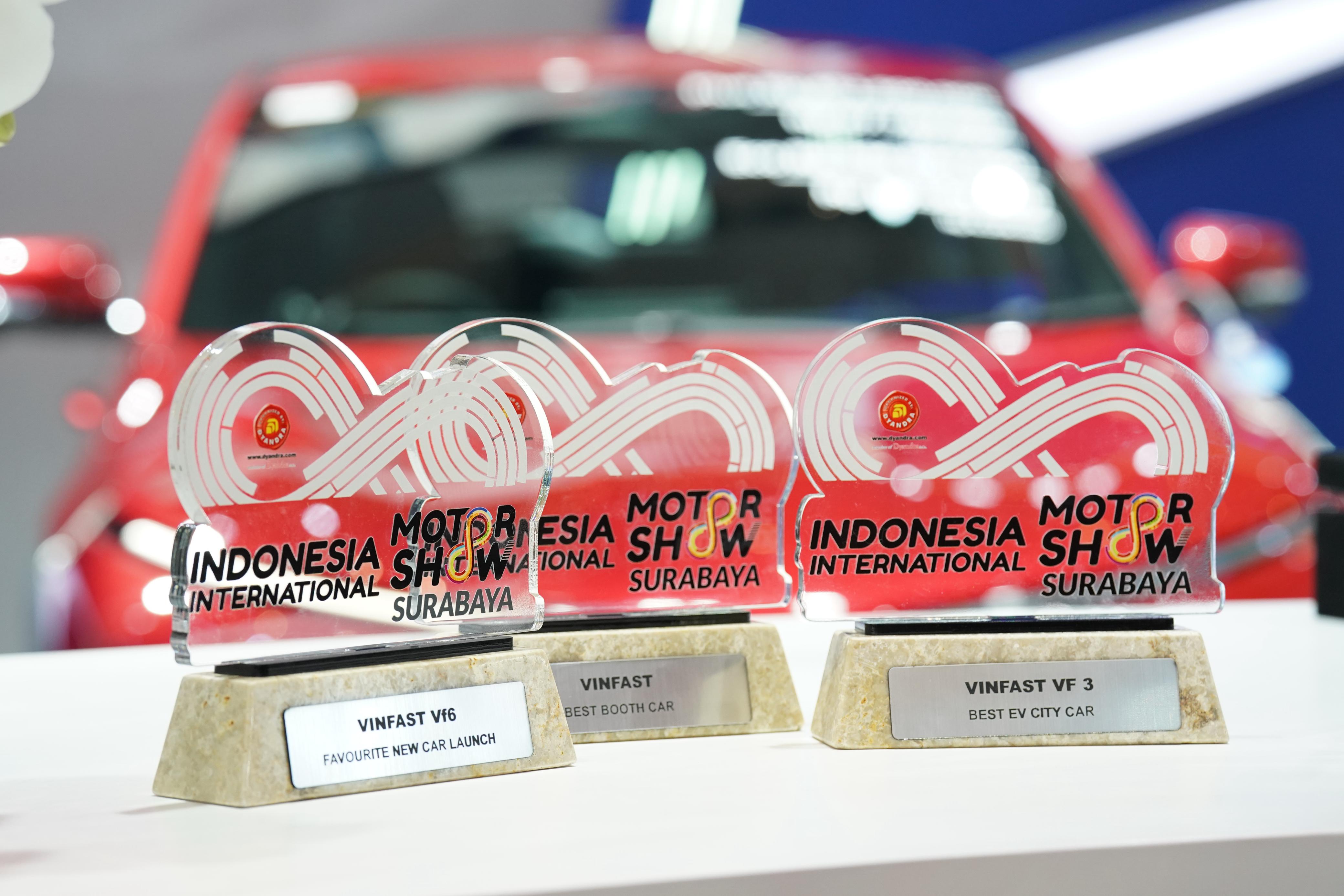 VinFast sets new record at IIMS Surabaya 2025 with four awards,  VF 3 named "Best EV City Car"