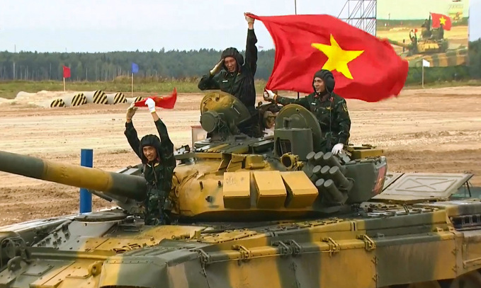 Vietnam tank team entered the semi-finals of the Tank Biathlon 2020 competition