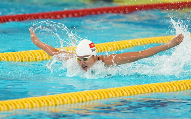 Swimming athlete Anh Vien - Vietnam's 