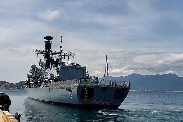 Vietnam's Navy Force Joins Exercises With Britain Frigate