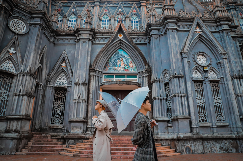 Lost in the Europe-like scene of Nam Dinh churches