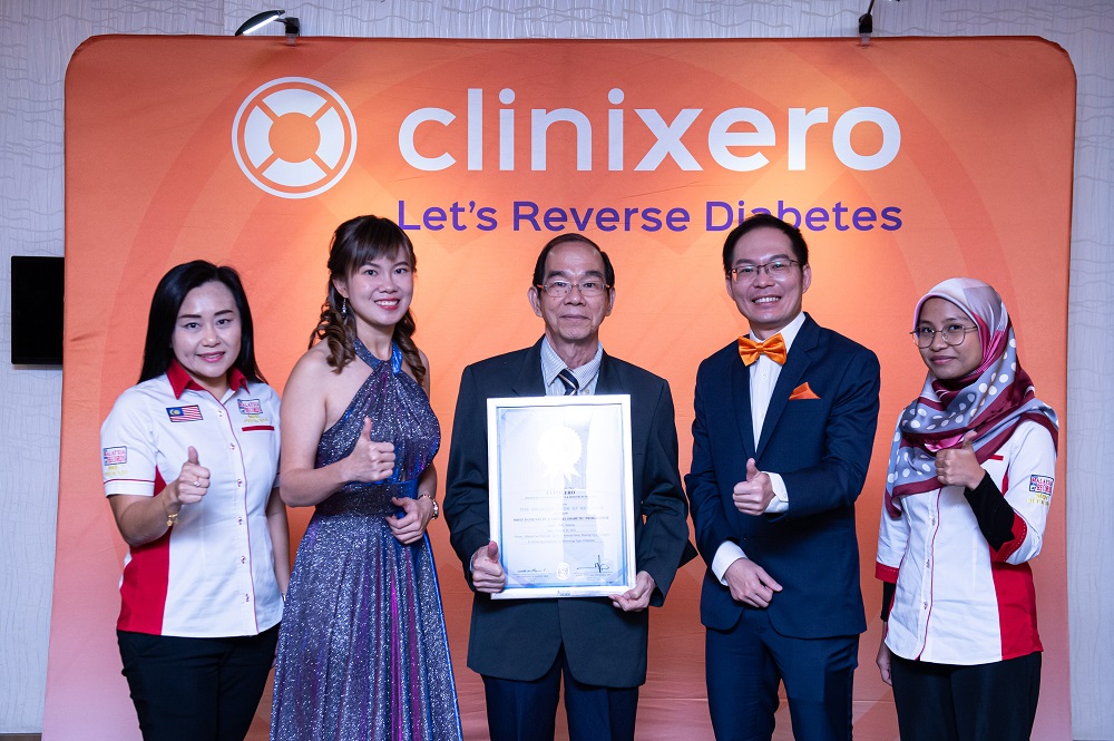 clinixero awarded malaysia book of records for most patients in a virtual diabetic program