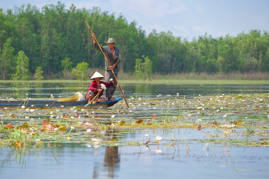 The Flood Season in An Giang Province