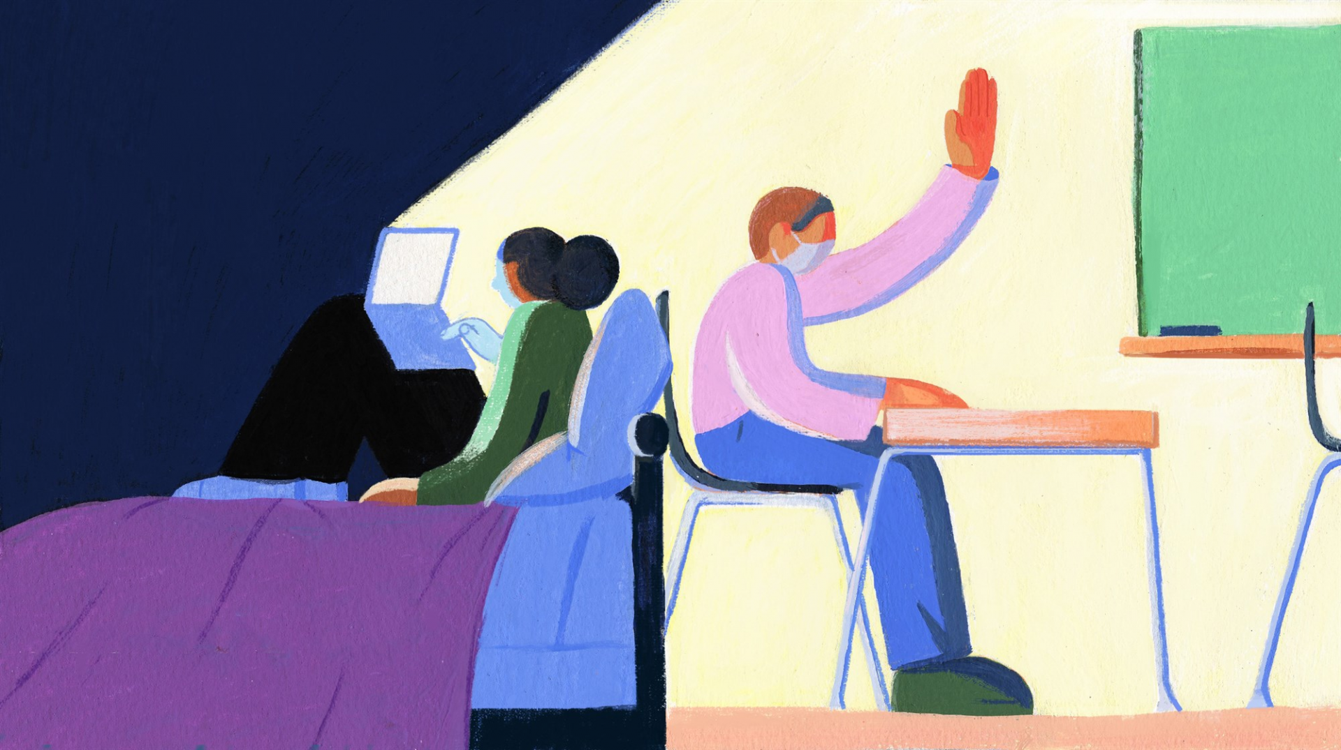 Remote students are having difficult time during Covid pandemic, study shows