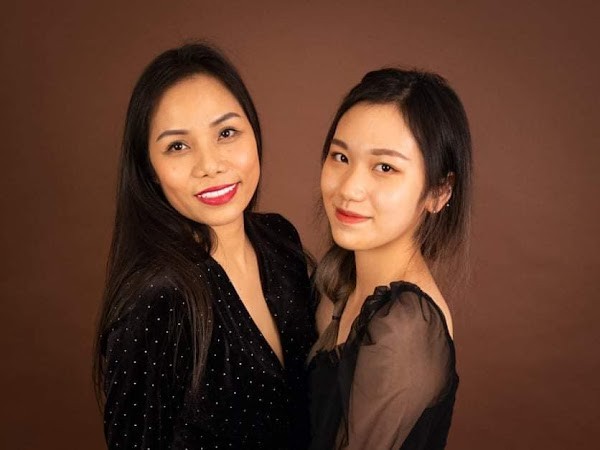 Nga and the oldest daughter, Ruby. Photo: Bui Thuy Nga 