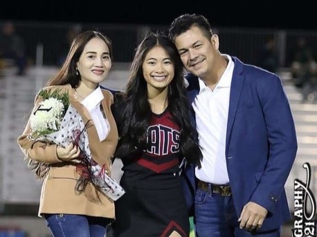 Amy Pham and her family. Photo: NVCC 