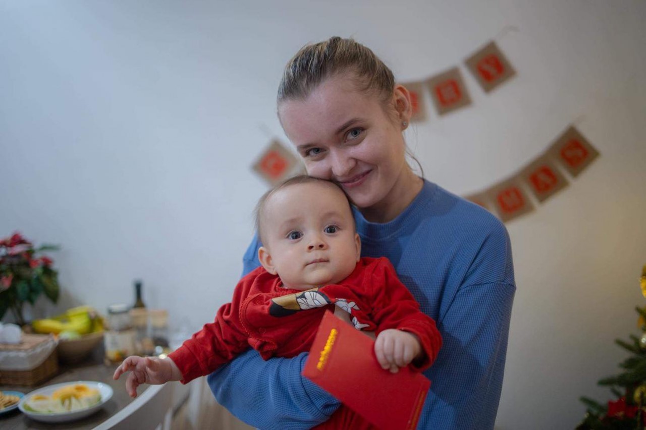 The family has been living in Vietnam for 4 years. Photo: NVCC 
