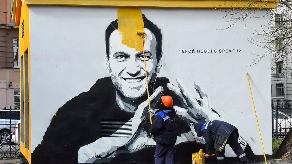 Kremlin critic Alexei Navalny was arrested in January 2021 on his return from Germany. © Olga Maltseva, AFP