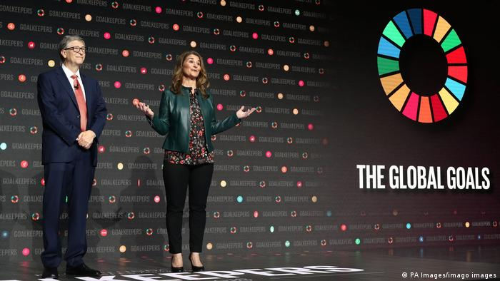 The Bill and Melinda Gates Foundation works in areas including malaria and polio eradication, child nutrition and vaccines (Photo: DW) 