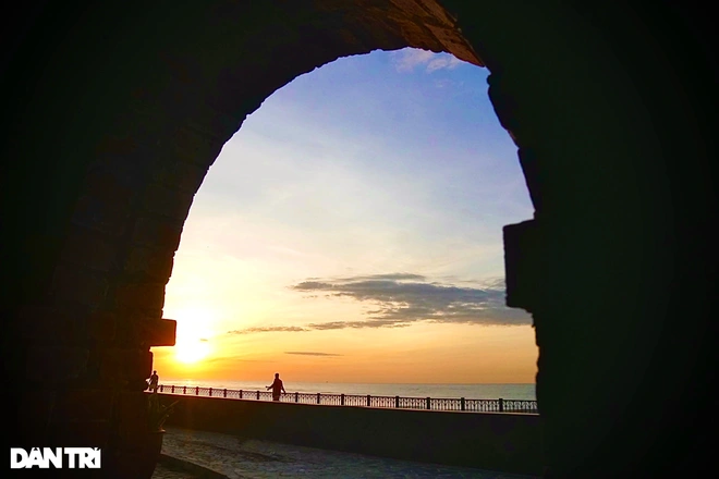 A beautiful spot in Sam Son beach. Photo: Dantri 
