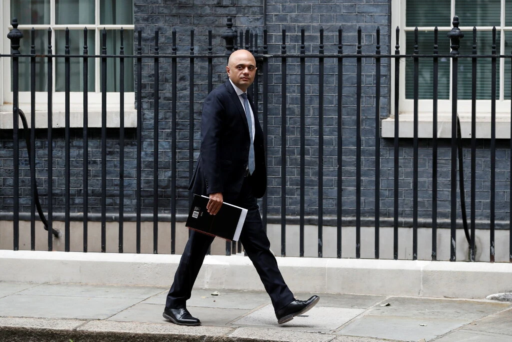 Sajid Javid, Britain’s health secretary, this week in London. He said on Saturday that he had tested positive for the coronavirus.Credit...Peter Nicholls/Reuters 