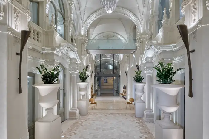 The hotel's historical passage. Matild Palace/The Luxury Collection