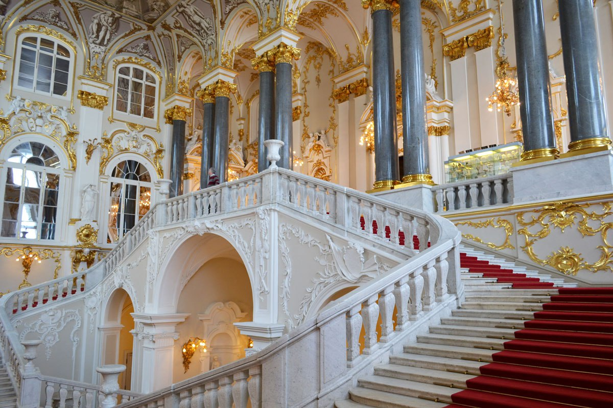Inside Winter Palace, St Petersburg, Russia