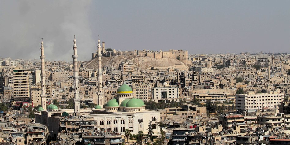 Downtown area of Aleppo in 2016, Credit: imago / Xinhua