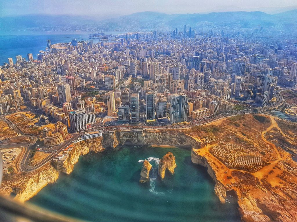 View of modern-day Beirut and the Beirut metropolitan area, Source: Pexels