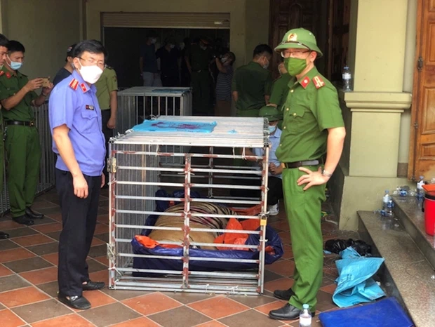 Police are investigating more into the case. Photo: Nghe An Police Department 