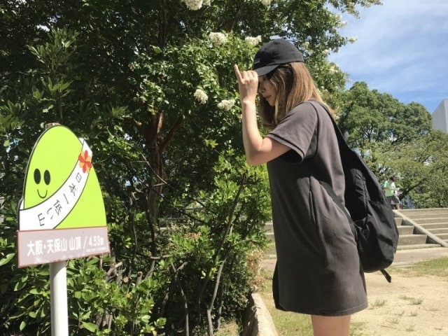 There’s even a marker designating the triangular peak of the mountain. Photo: soranews24
