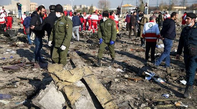 ukrainian jet was on fire before crash iran investigation said