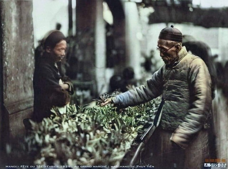 photographs of vietnams lunar new year in hanoi in the 1920s
