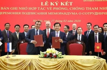 Vietnam, Russia upgrade anti-corruption cooperation