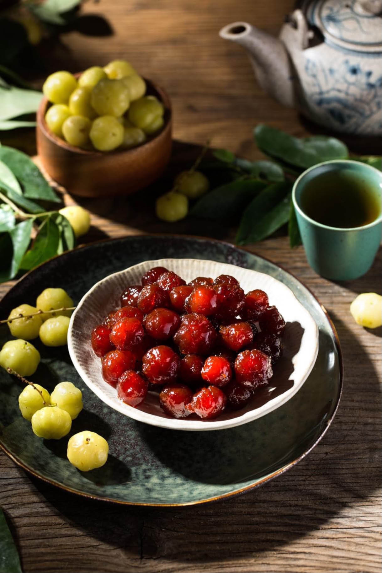 Sweet dishes in hue style