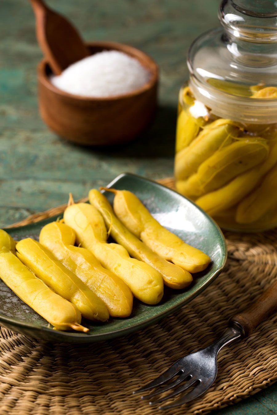 Sweet dishes in hue style