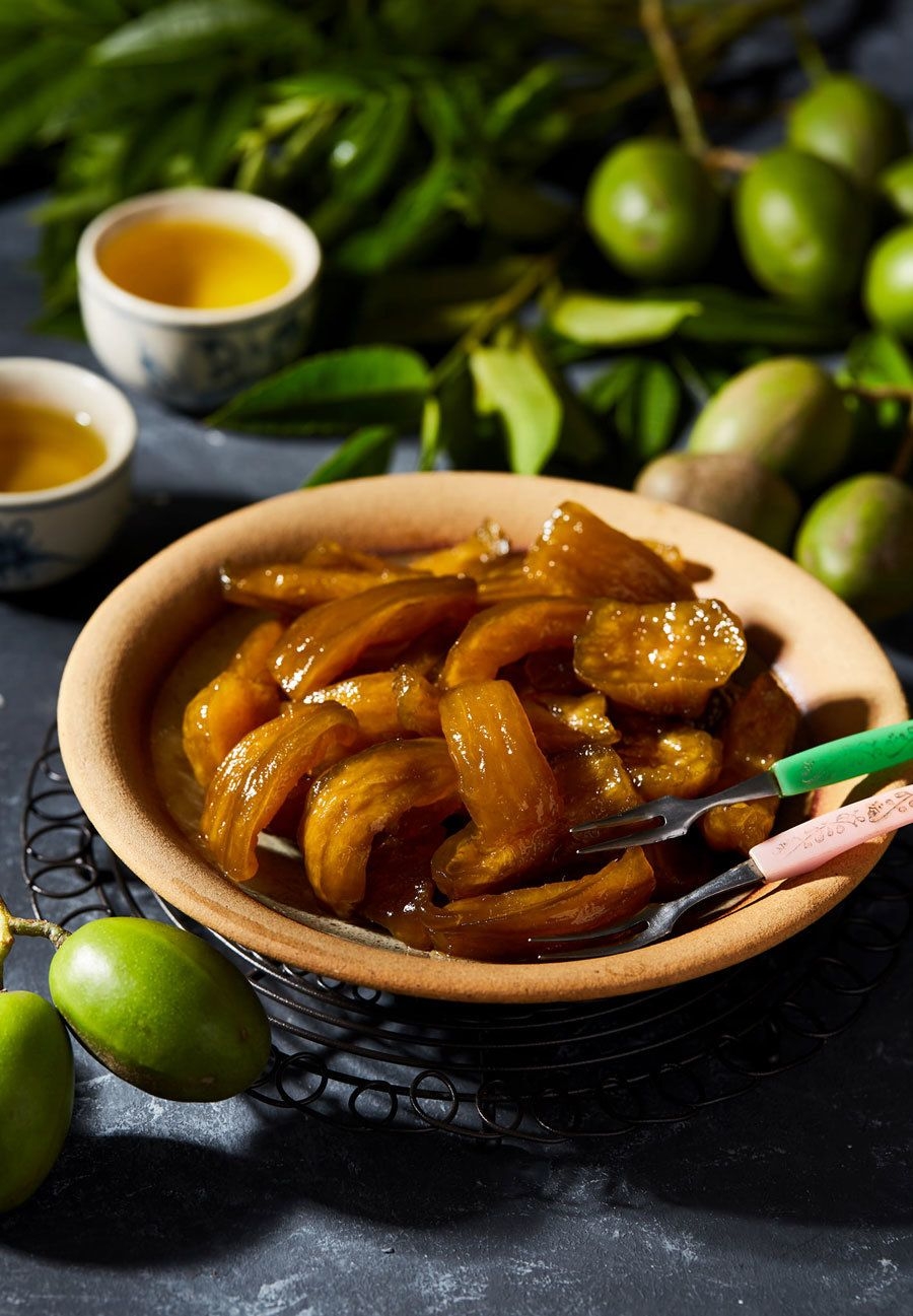 Sweet dishes in hue style