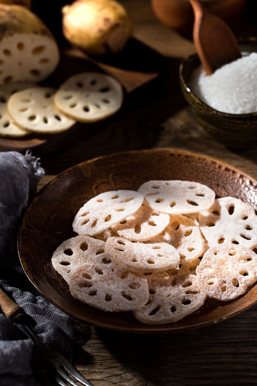 Sweet dishes in hue style
