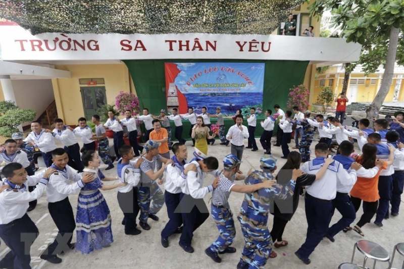 life on truong sa archipelago in photos