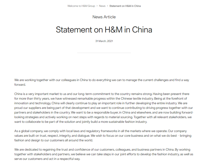 Close up photos: H&M stores in Vietnam after wave of boycott calls