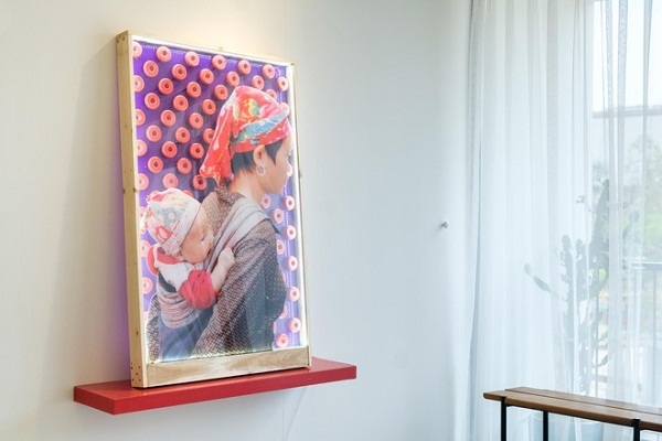 Special boxes showcasing Vietnamese landscape and local people