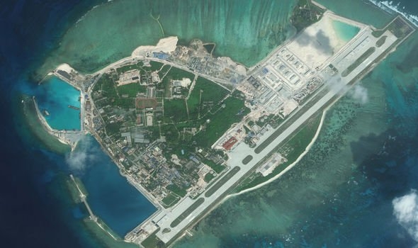 satellite images show china working on undersea cables in vietnams paracel islands