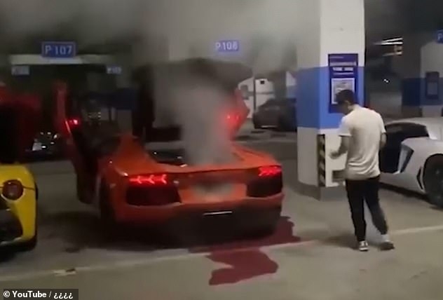 USD 400,000 Lamborghini goes up in smoke after owner try to barbecue meat