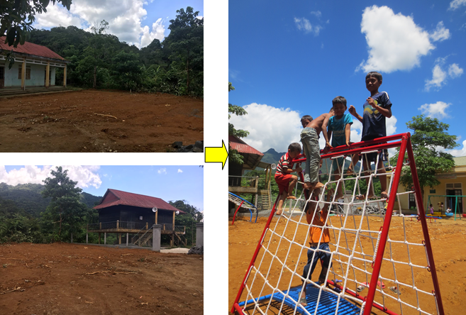 new playgrounds bring fun filled summer to mountainous kids in quang tri