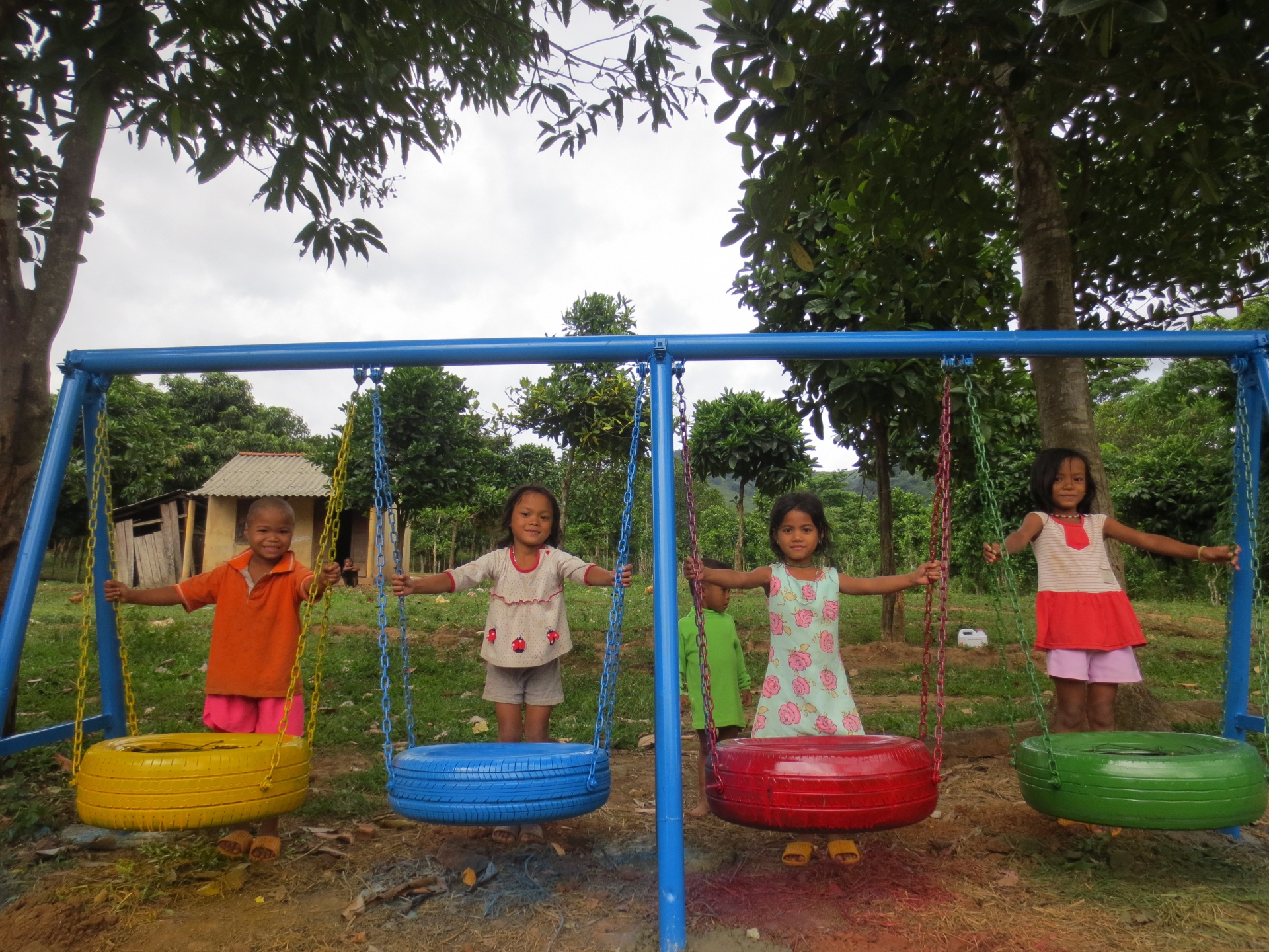 new playgrounds bring fun filled summer to mountainous kids in quang tri