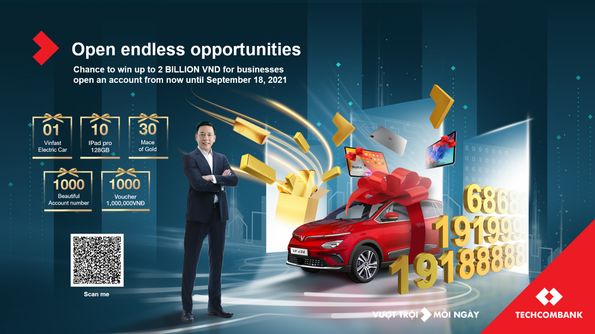 Techcombank Offers 'Thousands of Outstanding Incentives' to Businesses