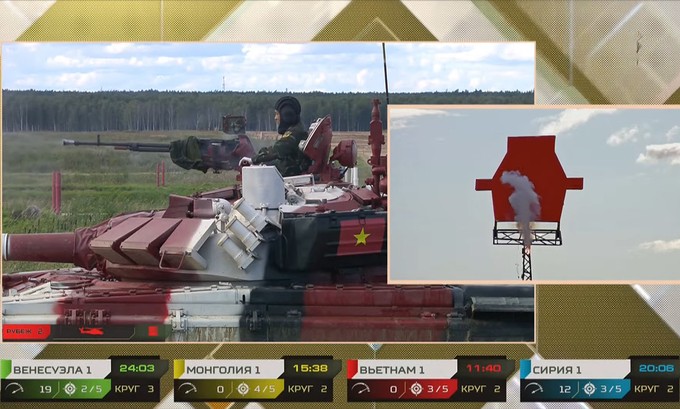Vietnam Finishes Second in First Round of 2021 Tank Biathlon