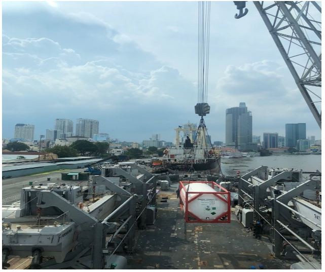 INS Airavat Arrives In Vietnam With 100 Tonne of Liquid Oxygen